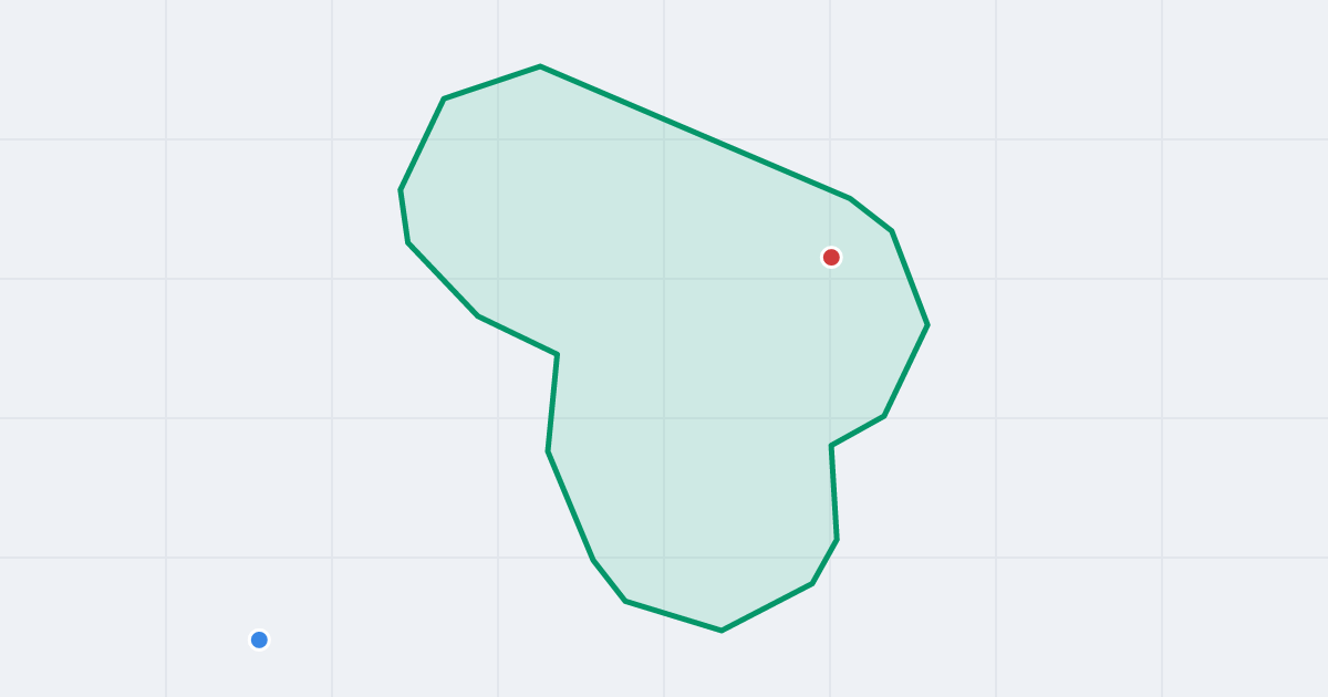 Mapa ulicy Grunwaldzka z flipami w okolicy