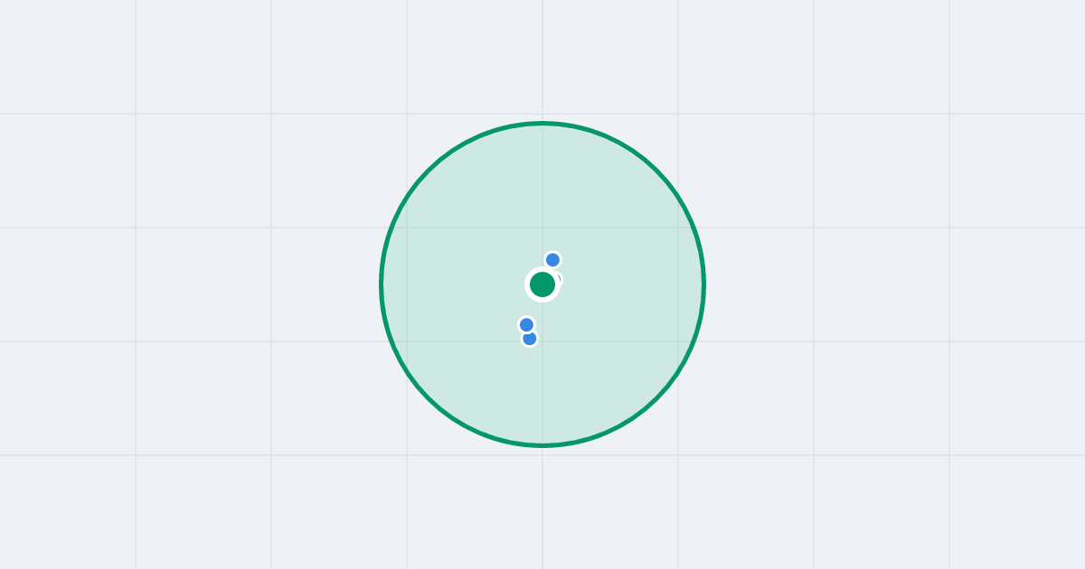 Mapa: Produkcyjna 130G i flipy w promieniu 1 km