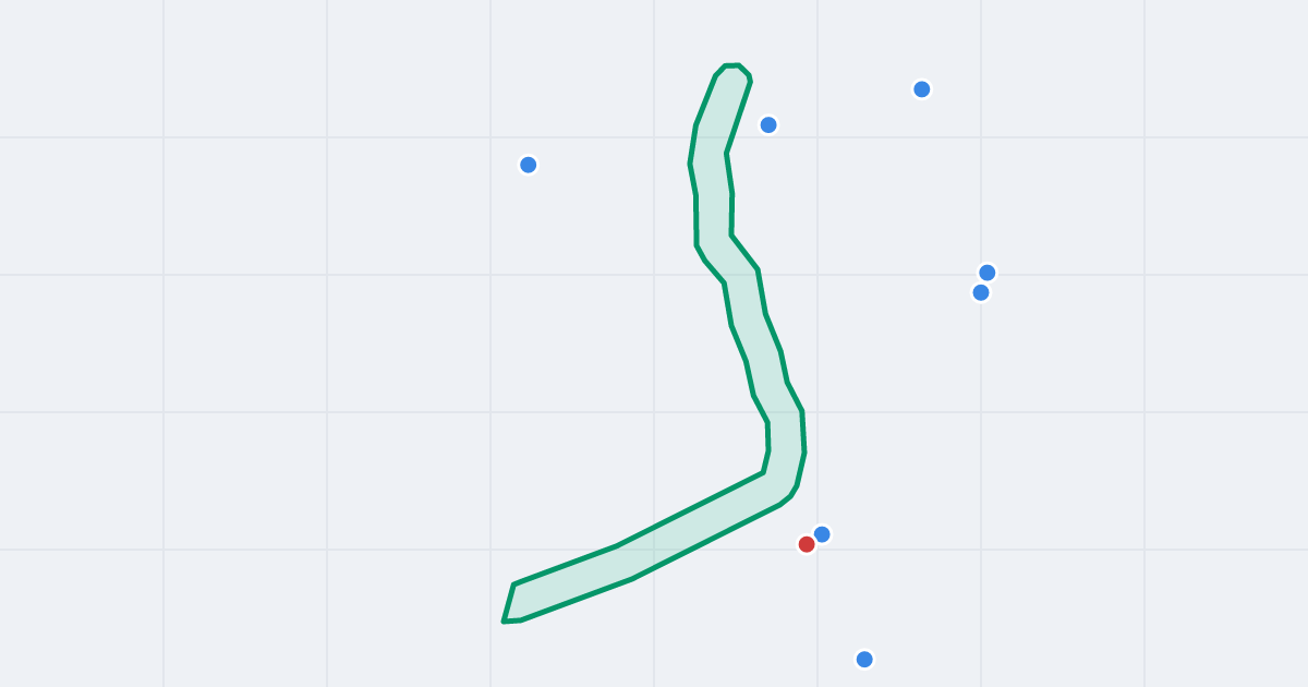 Mapa ulicy Jaworzańska z flipami w okolicy