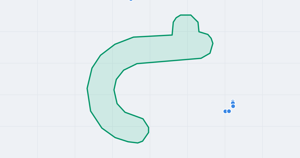 Mapa ulicy Kaliska z flipami w okolicy