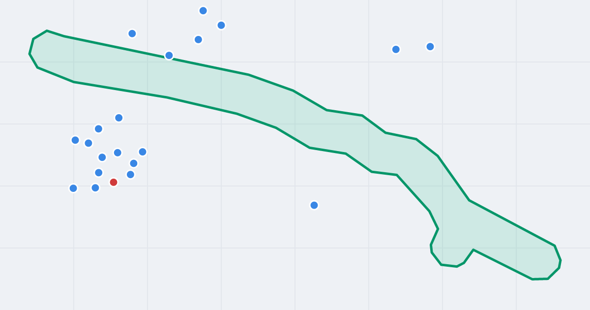 Mapa ulicy Kowalska z flipami w okolicy