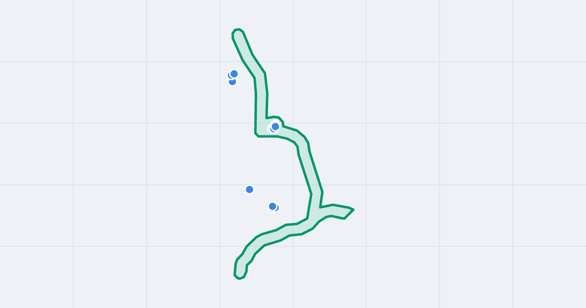 Mapa ulicy ks. Stanisława Brzóski z flipami w okolicy
