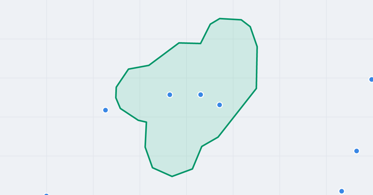 Mapa ulicy Pięciu Stawów z flipami w okolicy