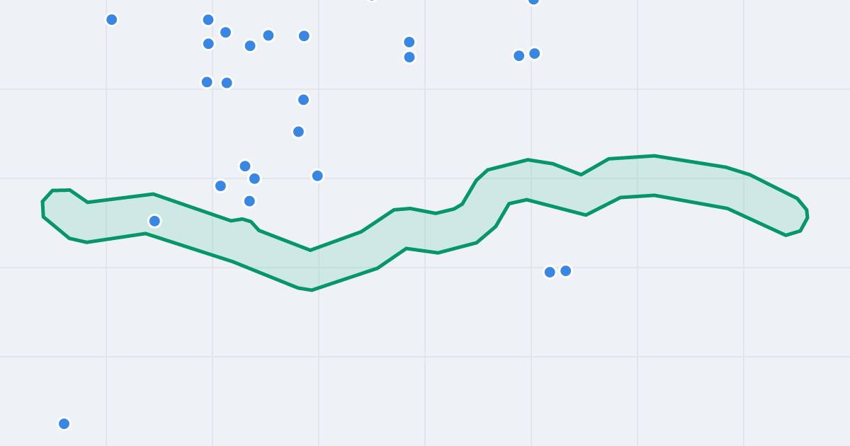 Mapa ulicy Straconki z flipami w okolicy