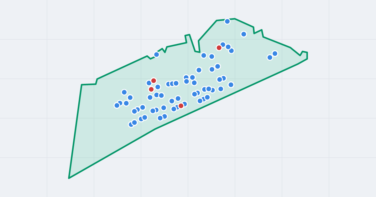 Mapa: Błonie z flipami