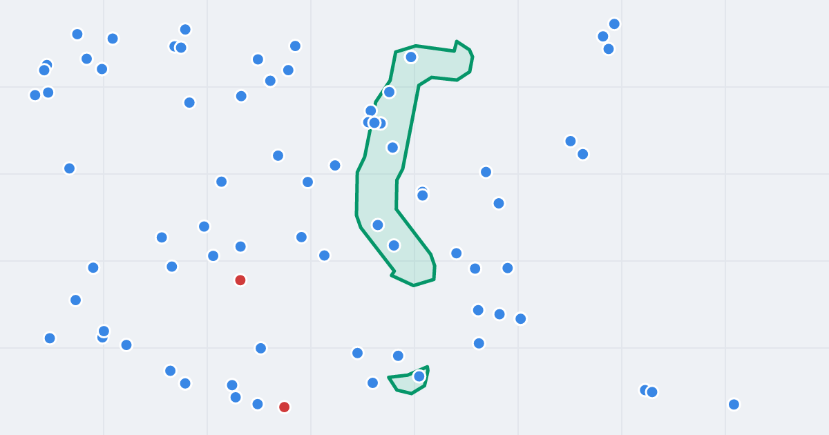 Mapa ulicy Jana Matejki z flipami w okolicy