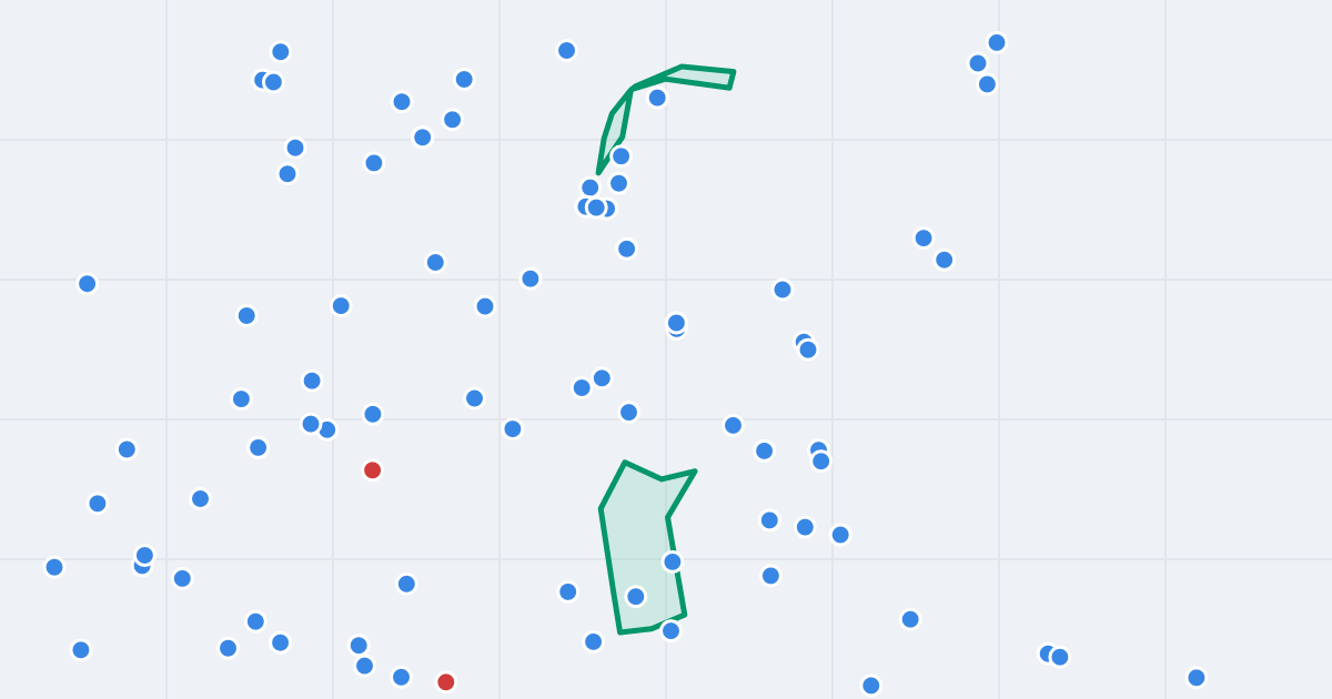 Mapa ulicy Jana Matejki z flipami w okolicy