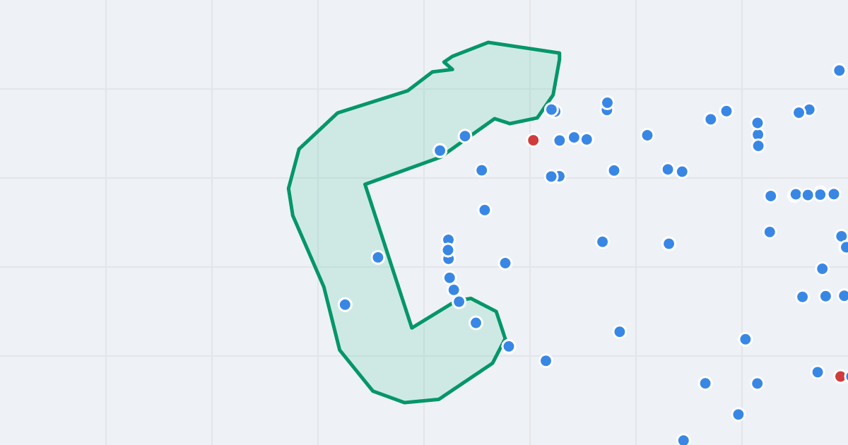 Mapa ulicy Okólna z flipami w okolicy