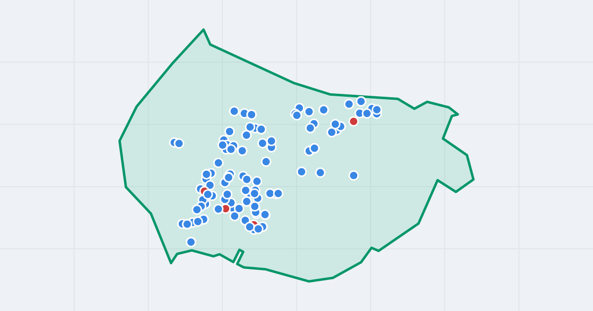 Mapa: Szombierki z flipami