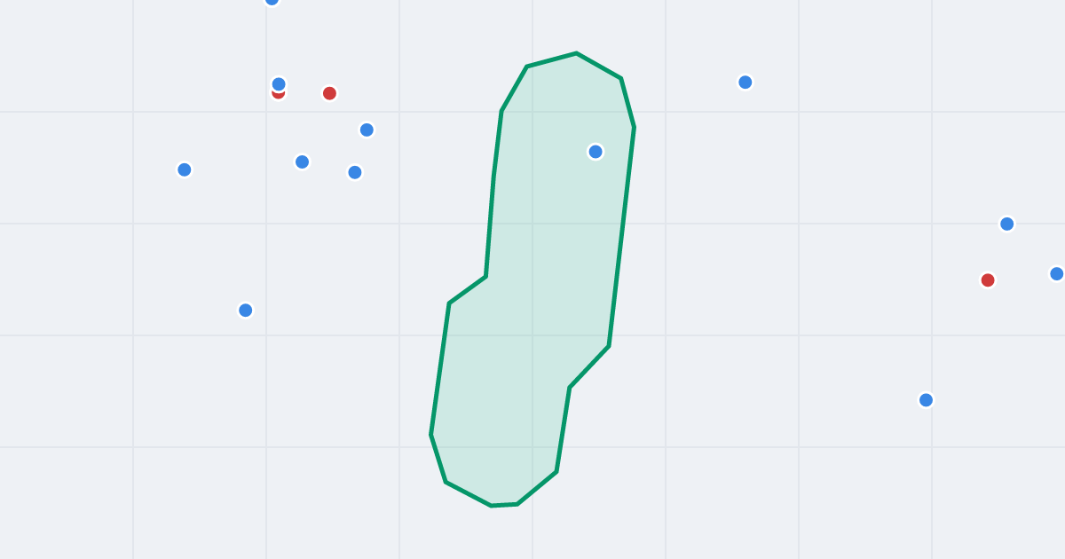 Mapa ulicy Generała Kazimierza Pułaskiego z flipami w okolicy