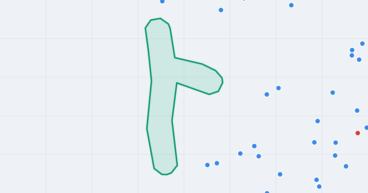 Mapa ulicy Ofiar Sprawy Elbląskiej z flipami w okolicy