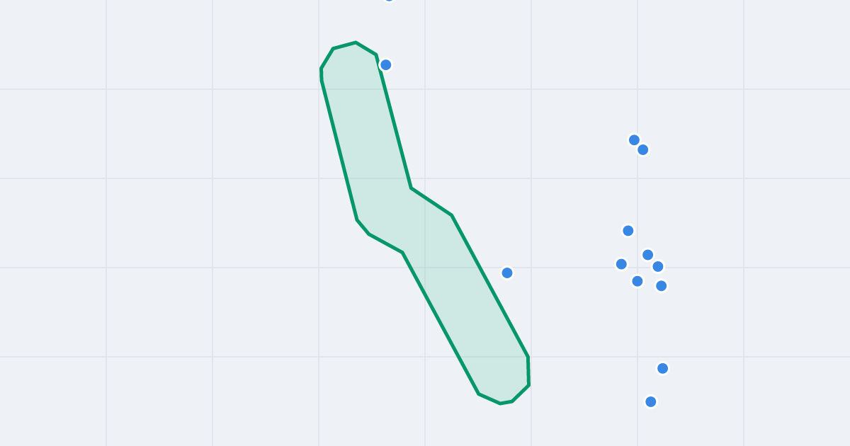 Mapa ulicy Dębinki z flipami w okolicy