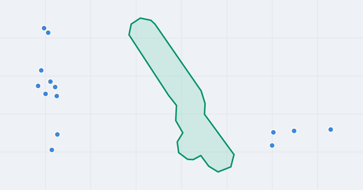 Mapa ulicy Kolejowa z flipami w okolicy
