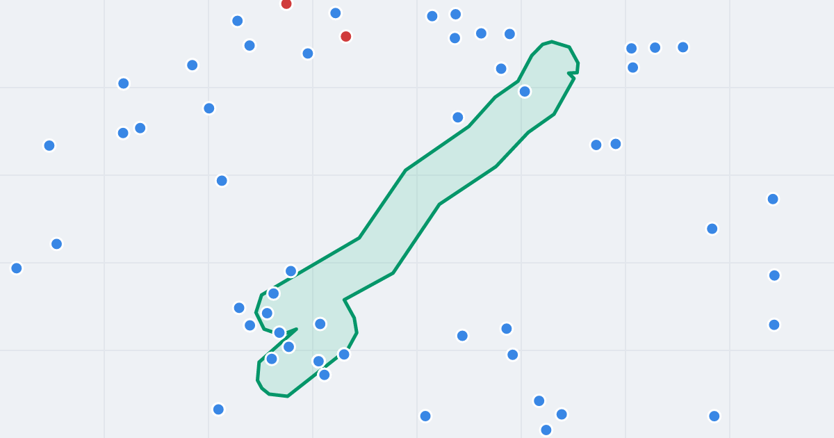 Mapa ulicy Królowej Jadwigi z flipami w okolicy