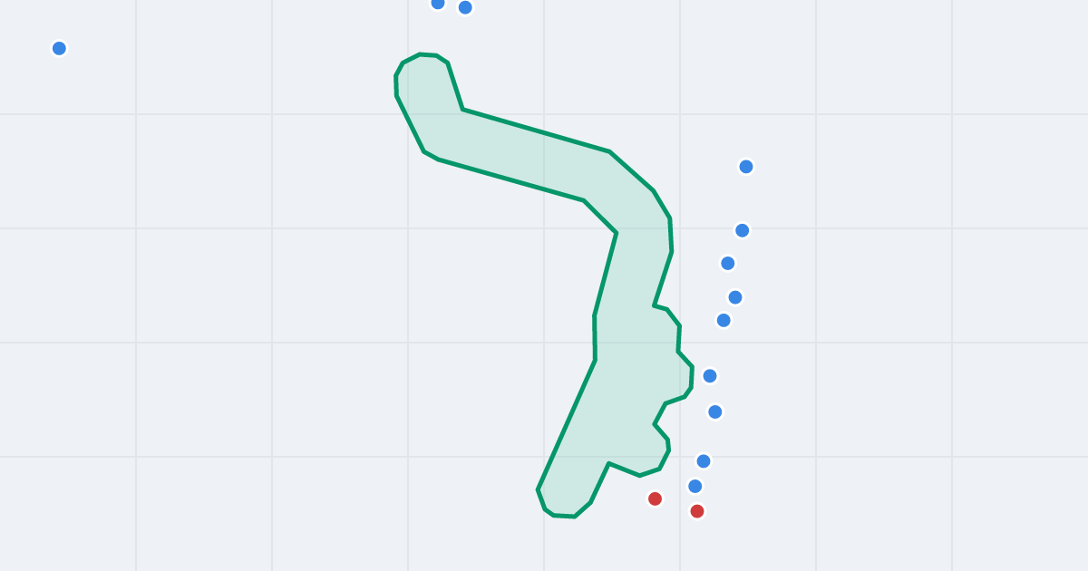 Mapa ulicy Damroki z flipami w okolicy