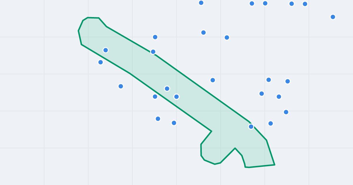 Mapa ulicy Konrada Guderskiego z flipami w okolicy