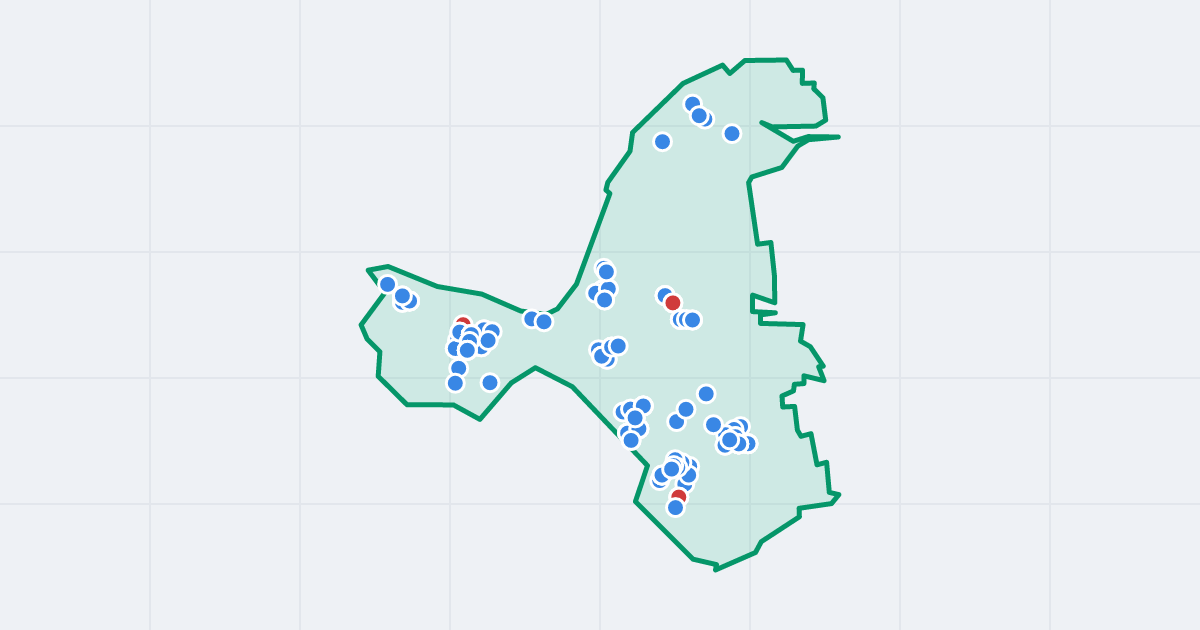 Mapa: Orunia Górna-Gdańsk Południe z flipami