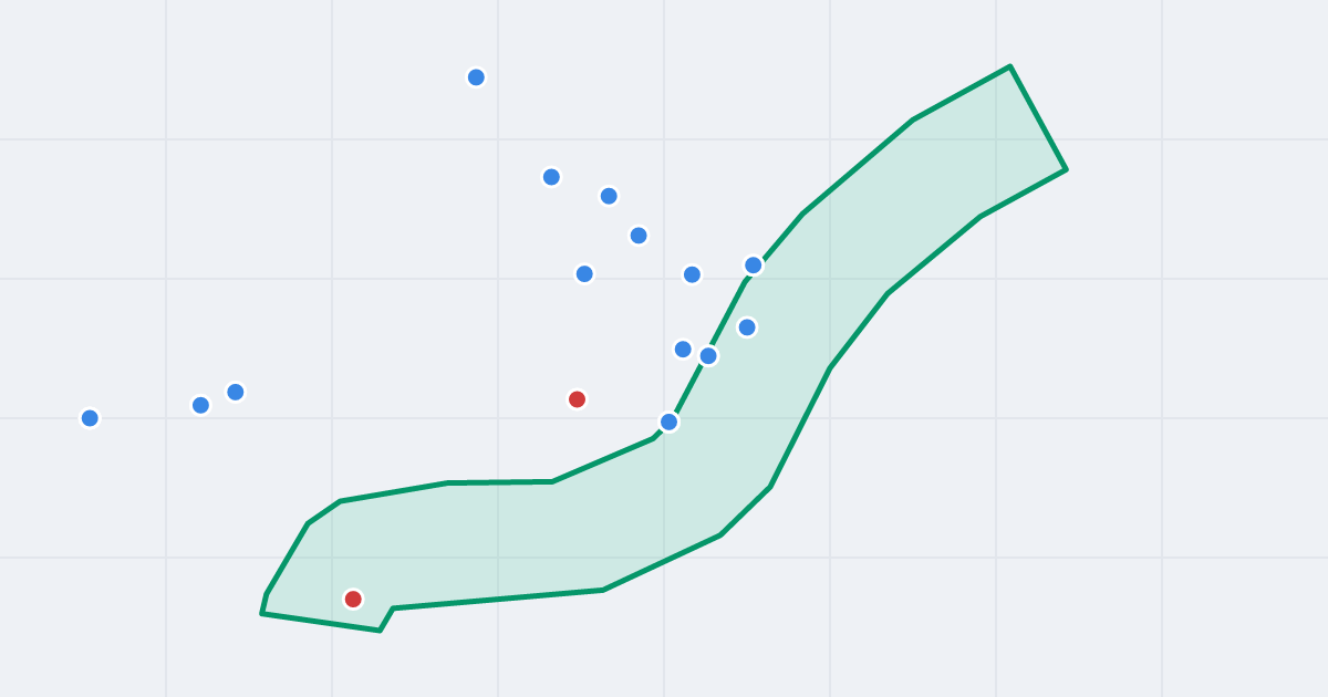 Mapa ulicy Sienna z flipami w okolicy