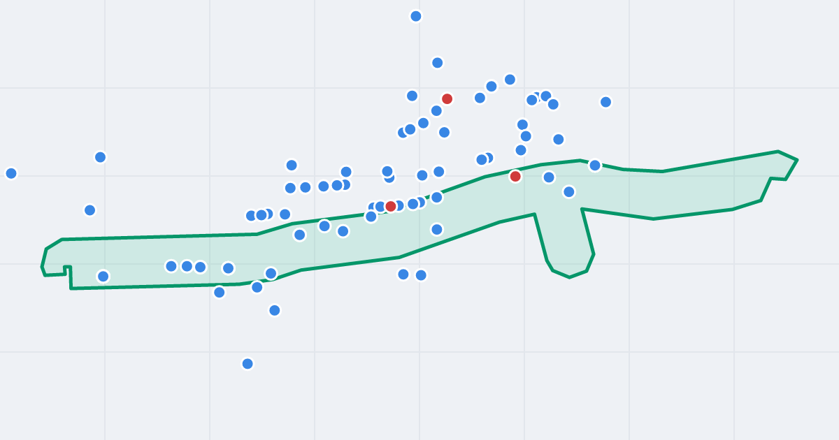 Mapa ulicy Jacka Malczewskiego z flipami w okolicy