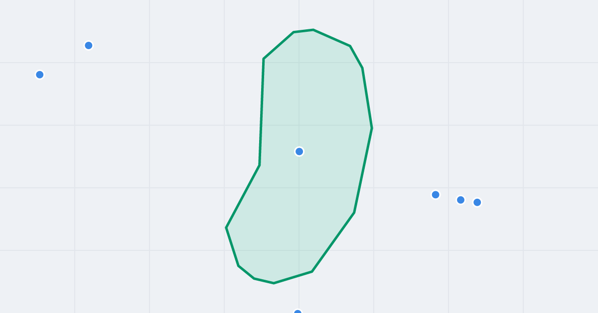 Mapa ulicy Pańska z flipami w okolicy