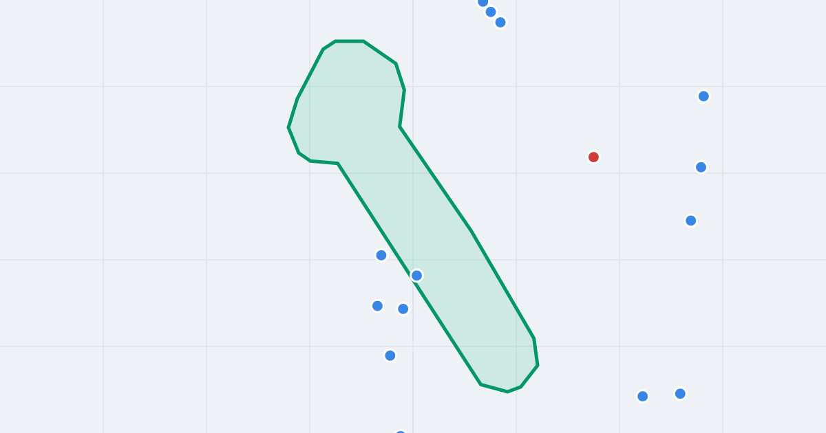 Mapa ulicy Rajska z flipami w okolicy