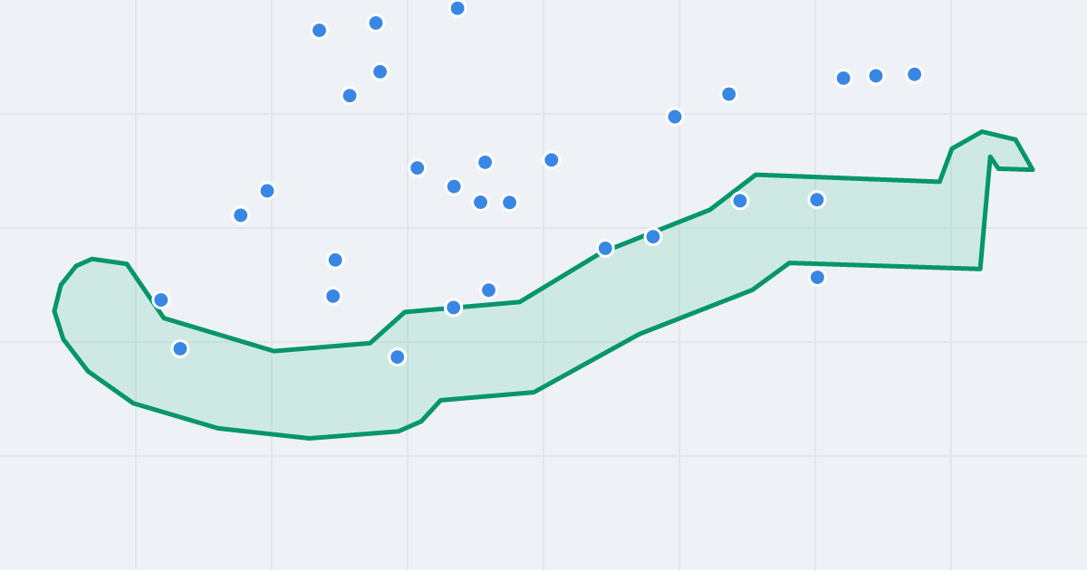 Mapa ulicy Tamka z flipami w okolicy