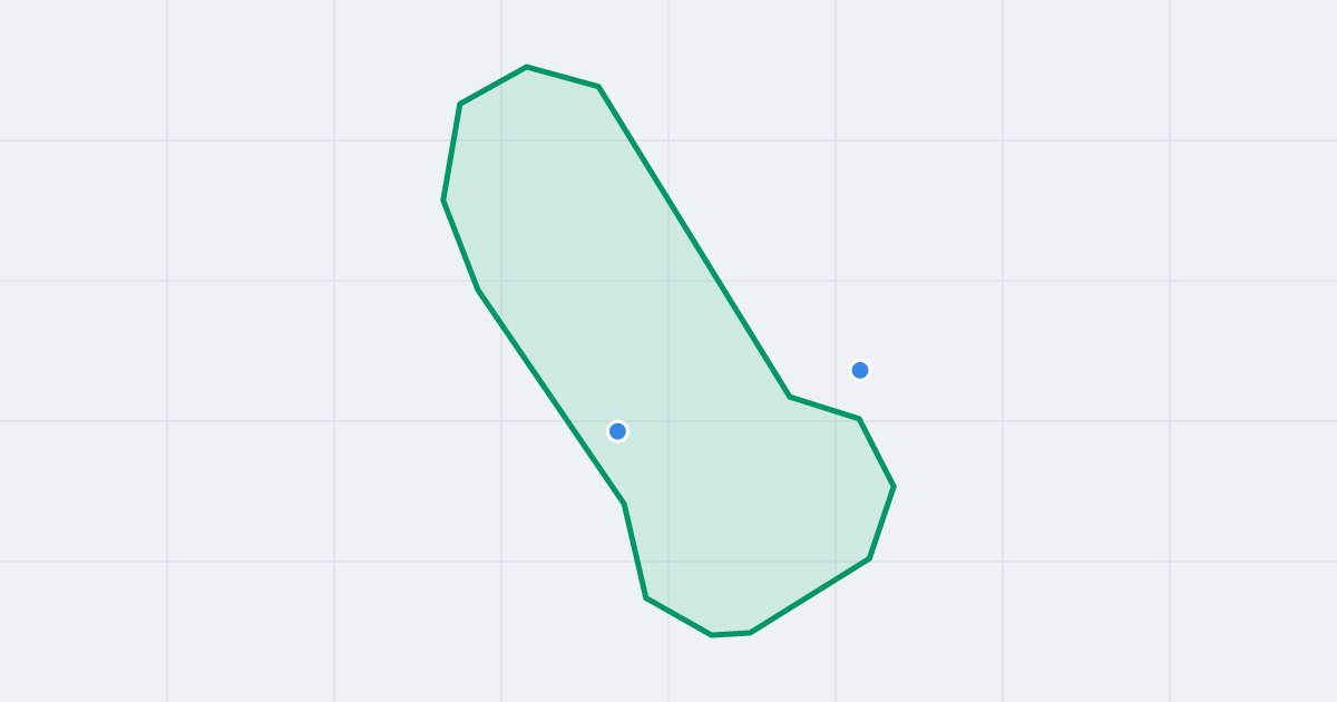 Mapa ulicy Konstantego Bergiela z flipami w okolicy