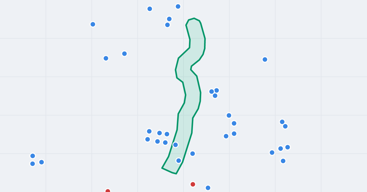 Mapa ulicy Wielkopolska z flipami w okolicy
