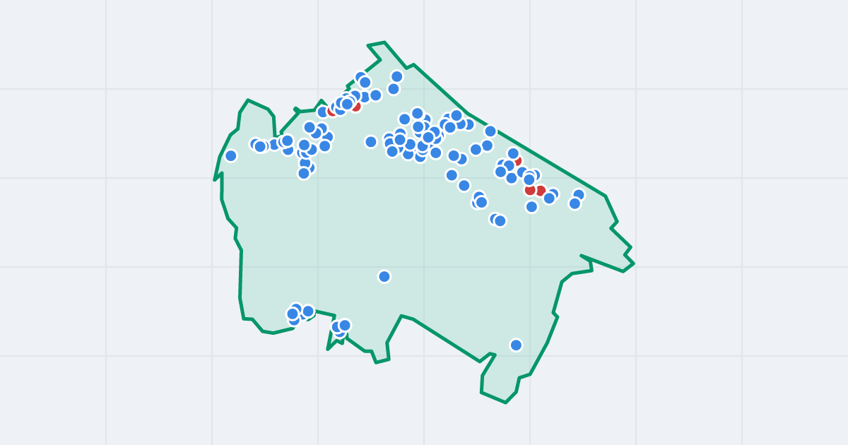 Mapa: Wrzeszcz Górny z flipami