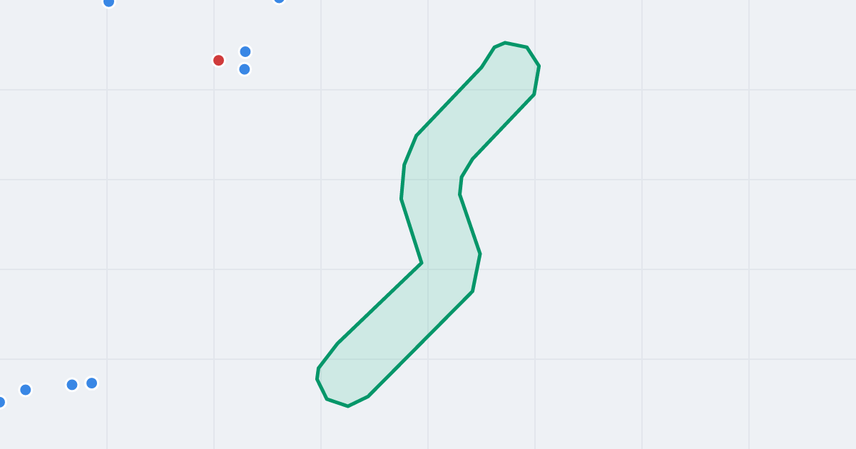 Mapa ulicy Arciszewskich z flipami w okolicy