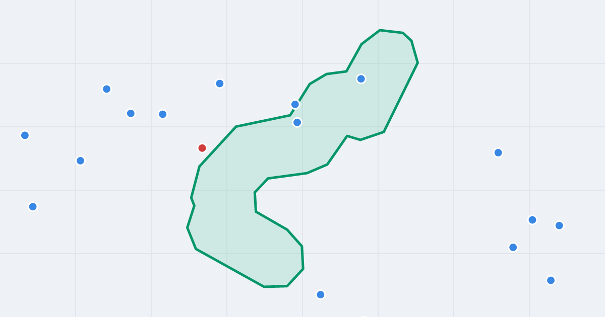Mapa ulicy Leopolda Staffa z flipami w okolicy