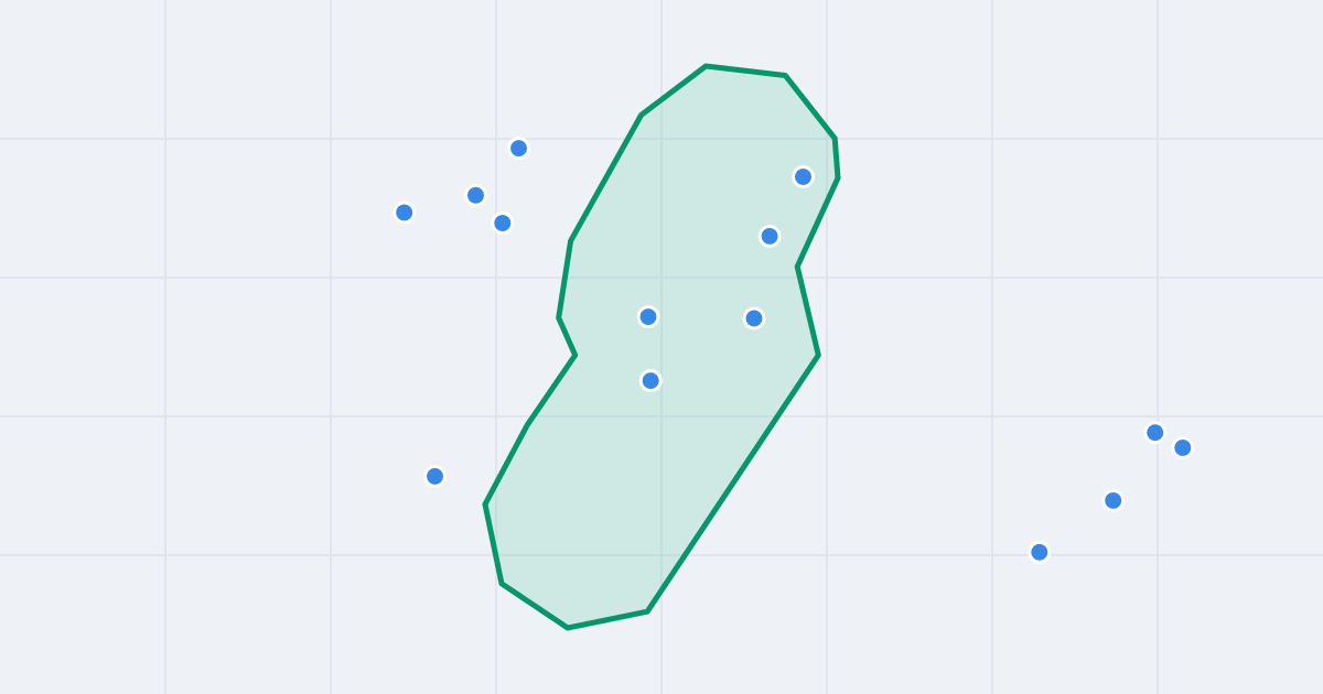 Mapa ulicy Krzywa z flipami w okolicy