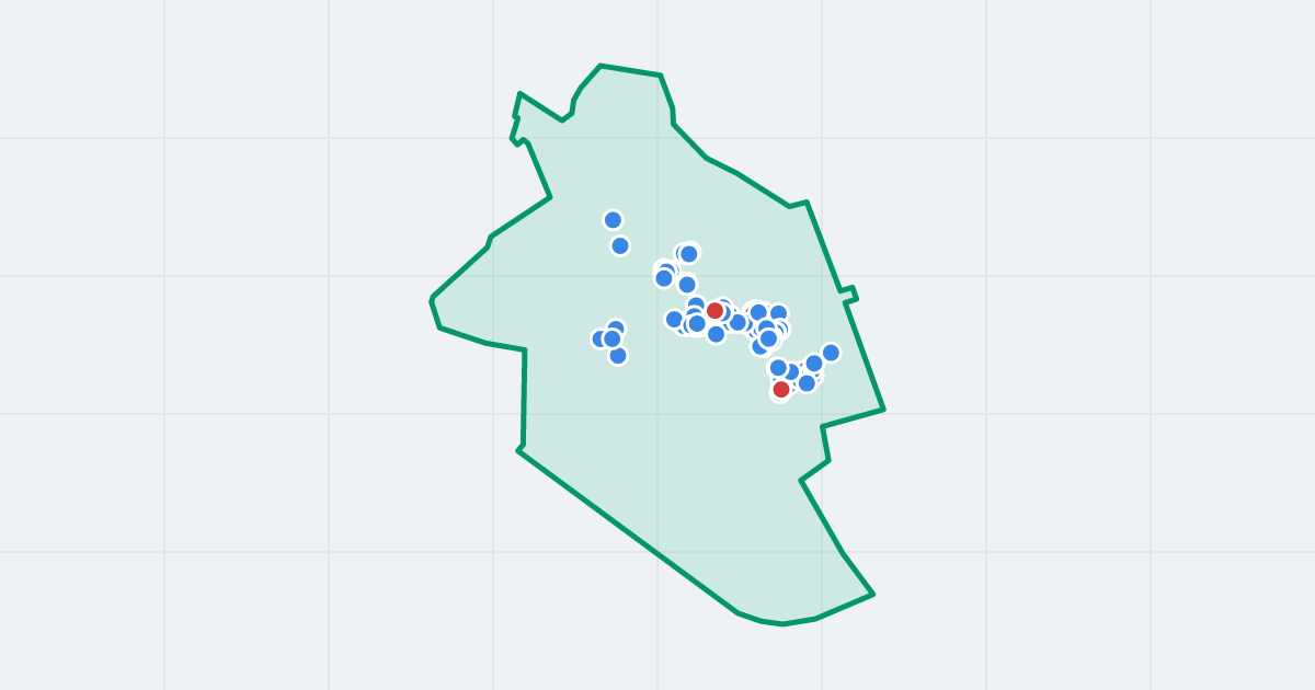 Mapa: Łabędy z flipami