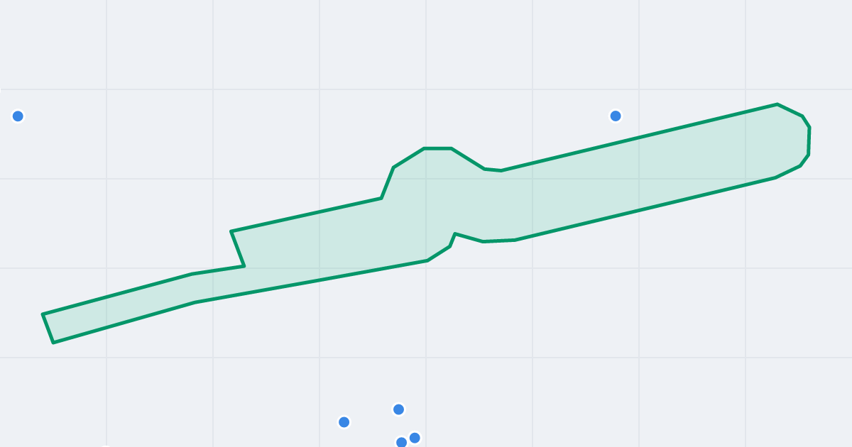 Mapa ulicy św. Wojciecha z flipami w okolicy