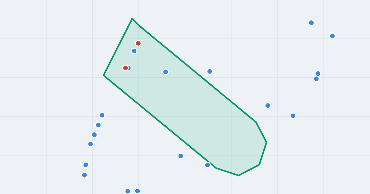 Mapa ulicy Marii Skłodowskiej-Curie z flipami w okolicy