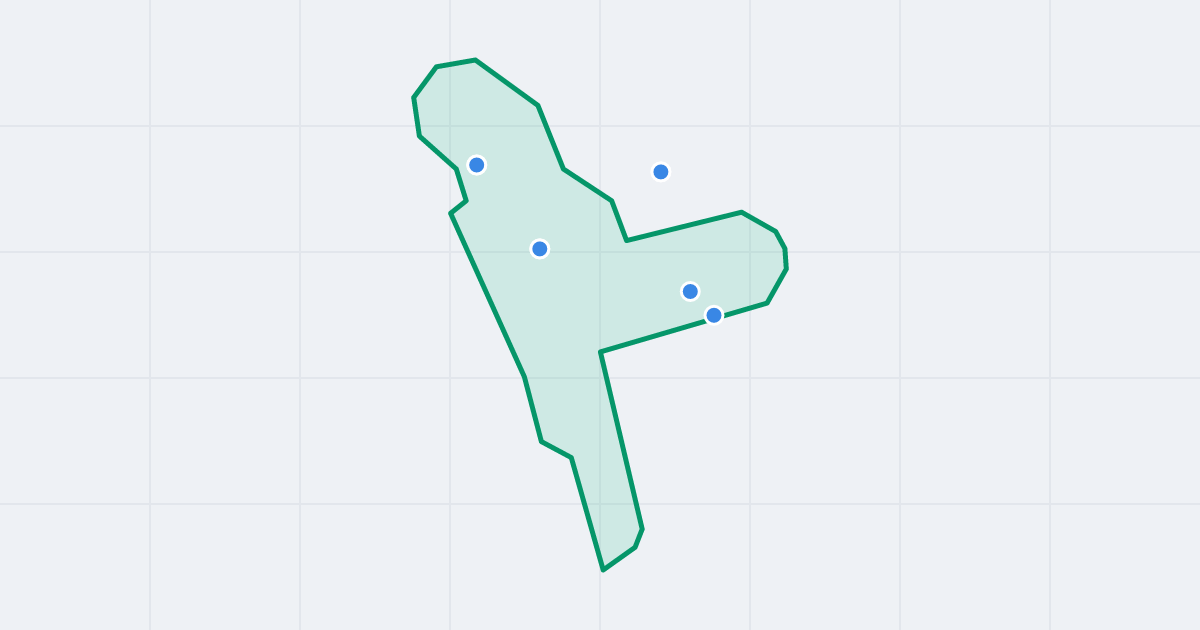 Mapa ulicy Królewska z flipami w okolicy