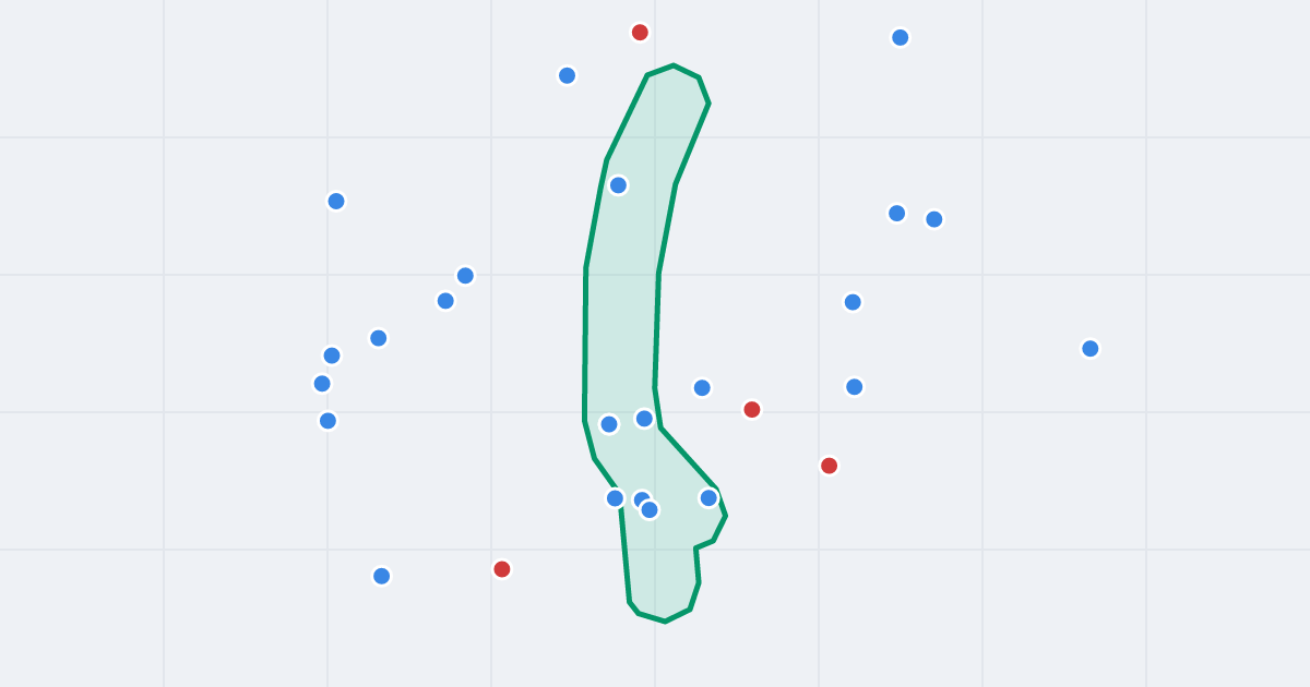 Mapa ulicy Mieszka I z flipami w okolicy