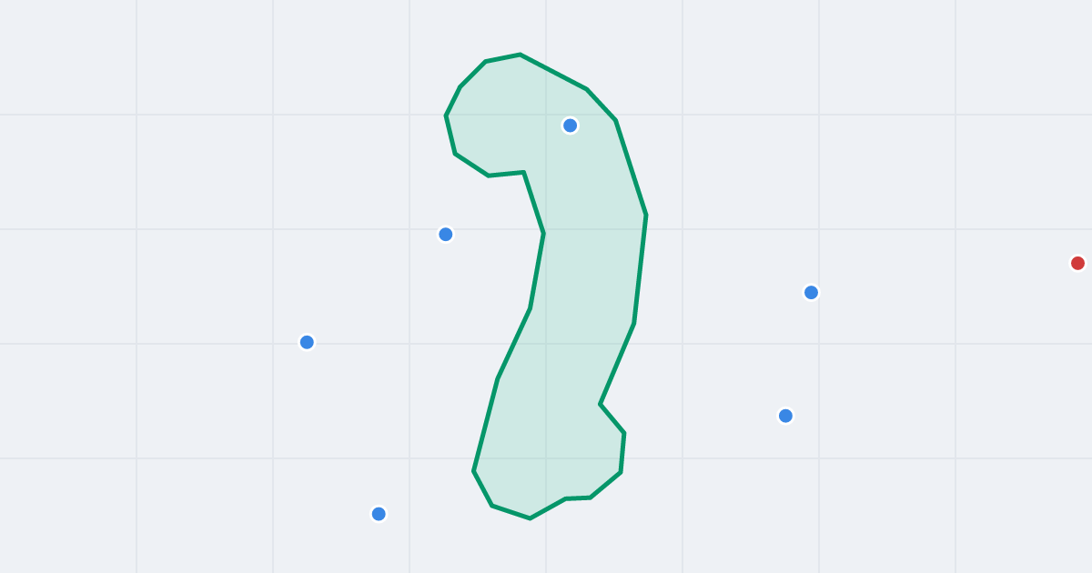 Mapa ulicy Rybna z flipami w okolicy