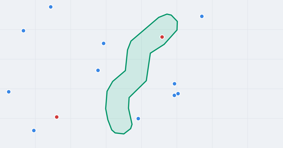 Mapa ulicy św. Michała z flipami w okolicy