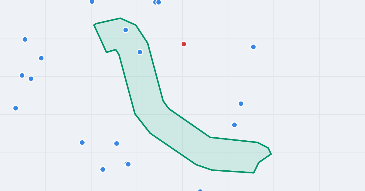 Mapa ulicy Okólna z flipami w okolicy
