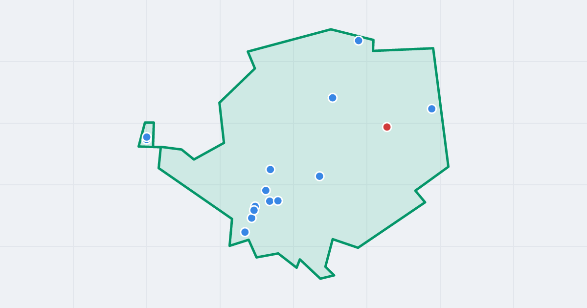 Mapa: Os. Górne Miasto z flipami
