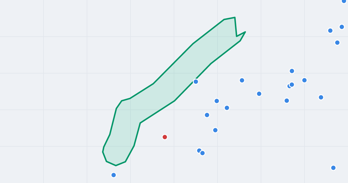 Mapa ulicy Nadgórna z flipami w okolicy