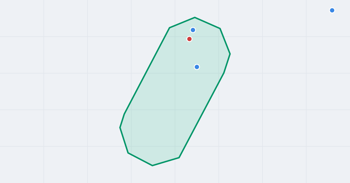 Mapa ulicy Pańska z flipami w okolicy