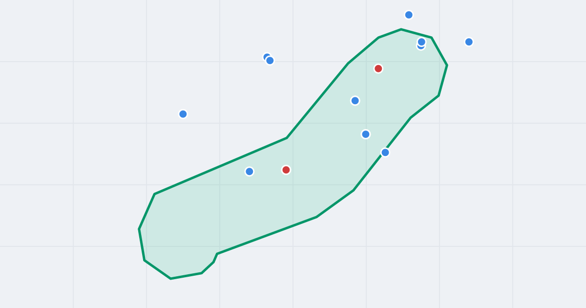 Mapa ulicy Szarych Szeregów z flipami w okolicy