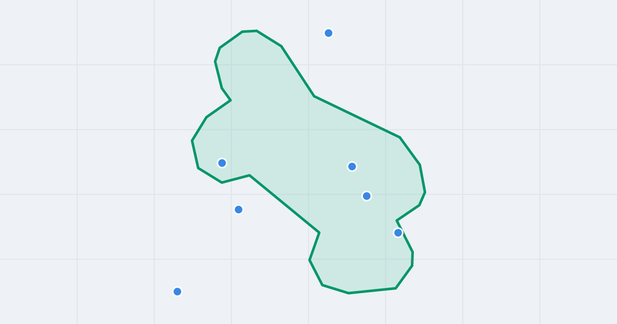 Mapa ulicy Dwudziestolecia z flipami w okolicy