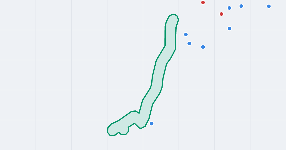 Mapa ulicy gen. Józefa Bema z flipami w okolicy