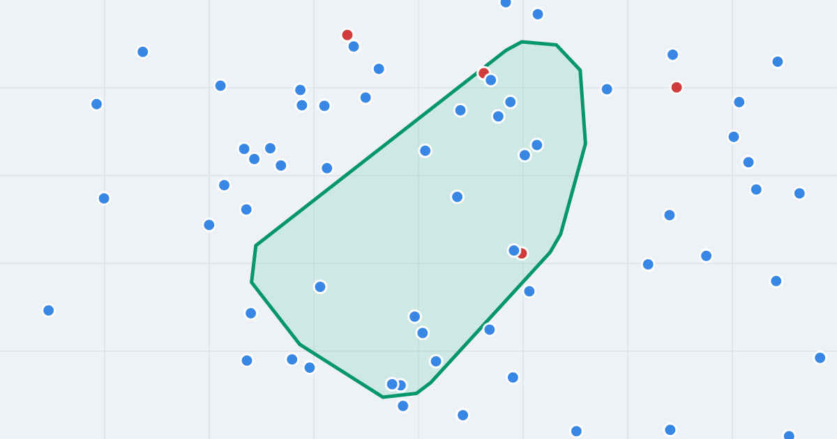 Mapa ulicy Piłsudskiego z flipami w okolicy