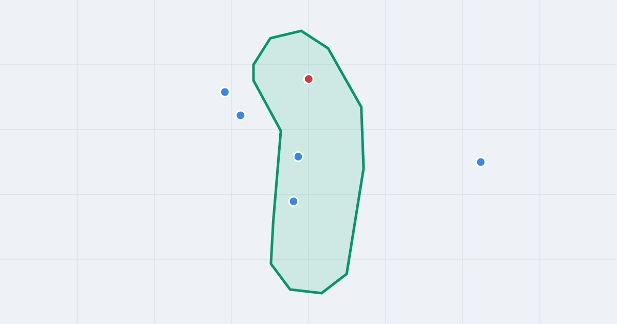 Mapa ulicy Staromiejska z flipami w okolicy