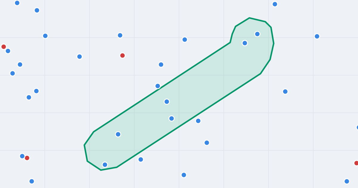 Mapa ulicy Stefana Okrzei z flipami w okolicy