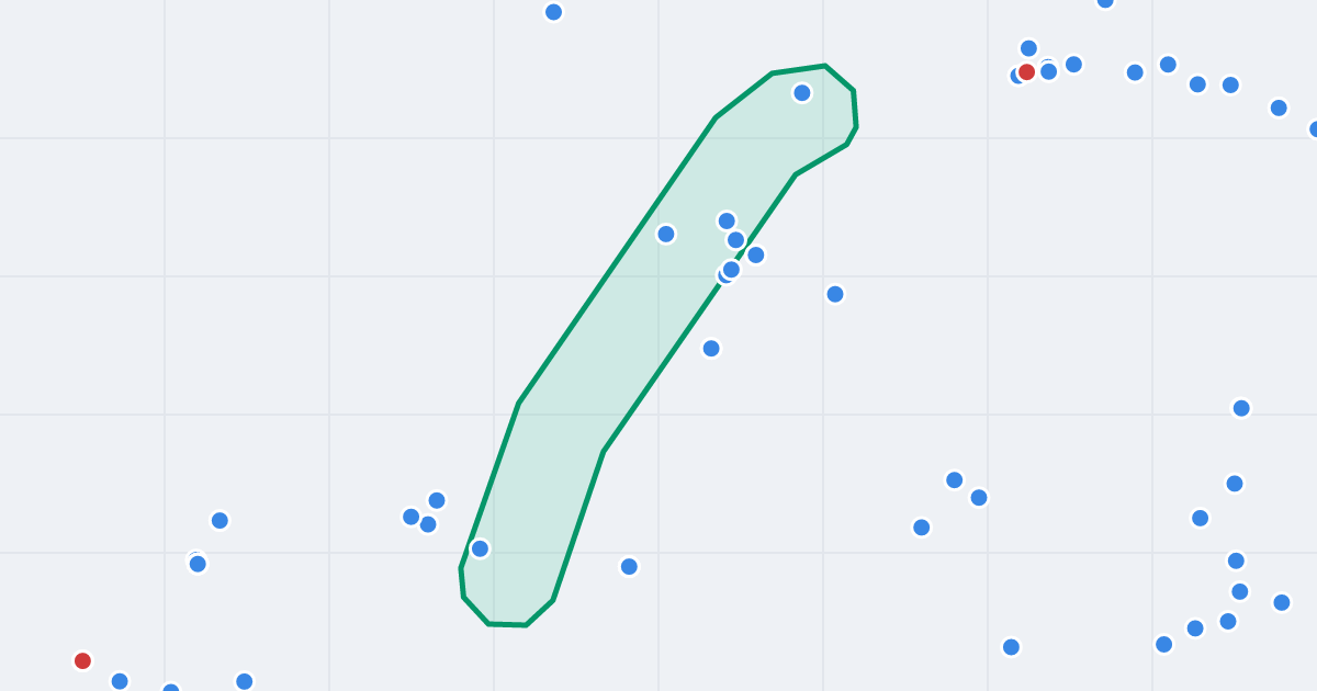 Mapa ulicy Fryderyka Chopina z flipami w okolicy